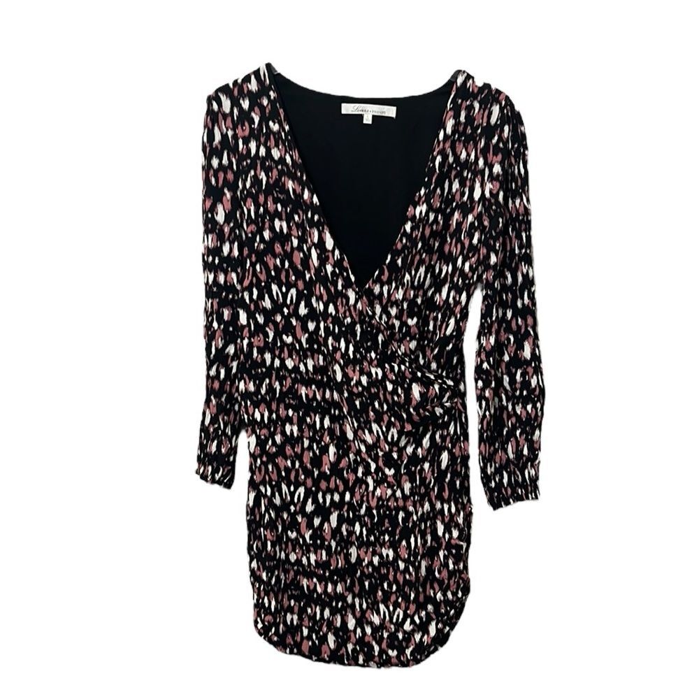 Lovers + Friends Jolene Faux Wrap Dress Size L